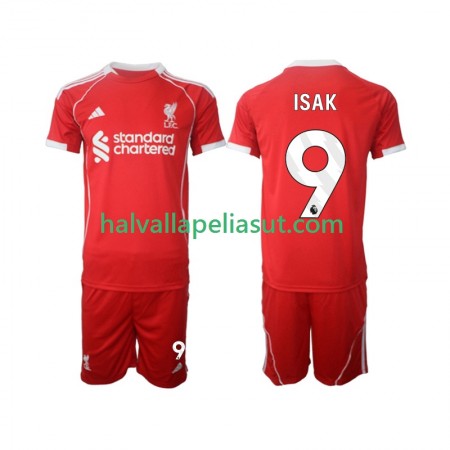Jalkapallo Pelipaidat/Peliasut Liverpool ISAK 9 Lasten Kotipaita 2025-2026 Lyhythihainen